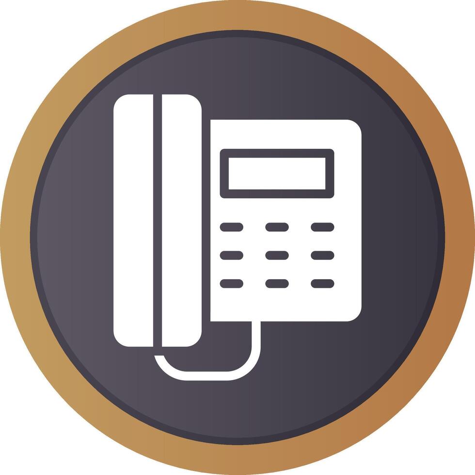 Telephone Creative Icon Design vector