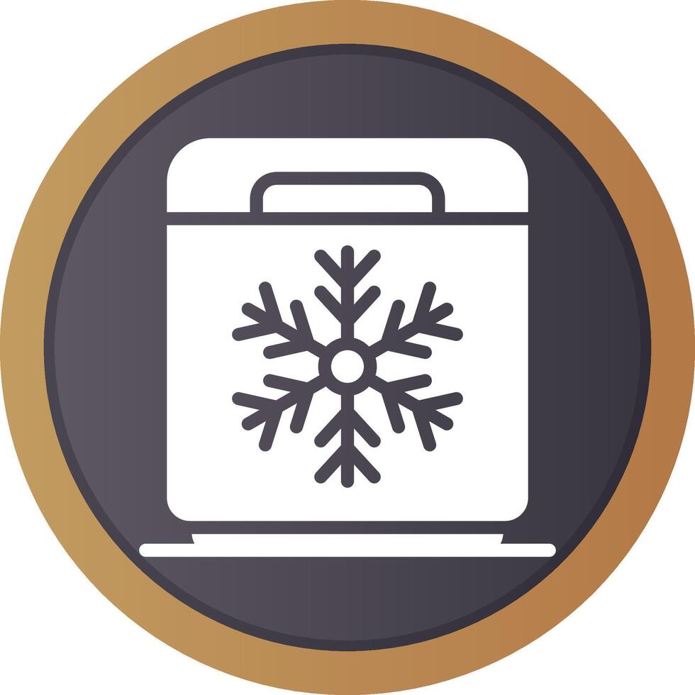 Freezer Creative Icon Design vector