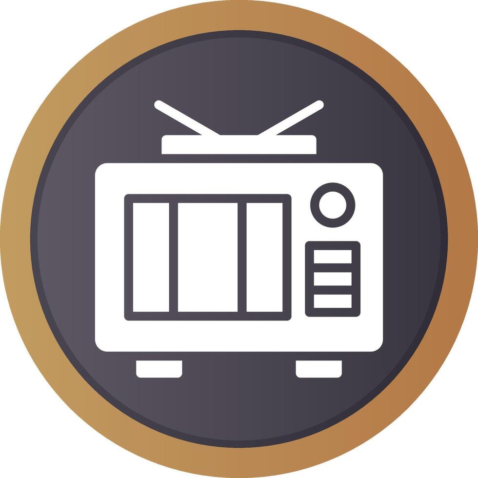 Tv Creative Icon Design vector