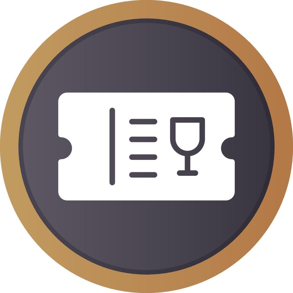 Ticket Creative Icon Design vector