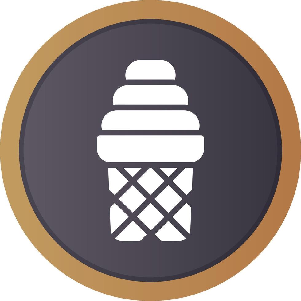 Ice Cream Creative Icon Design vector