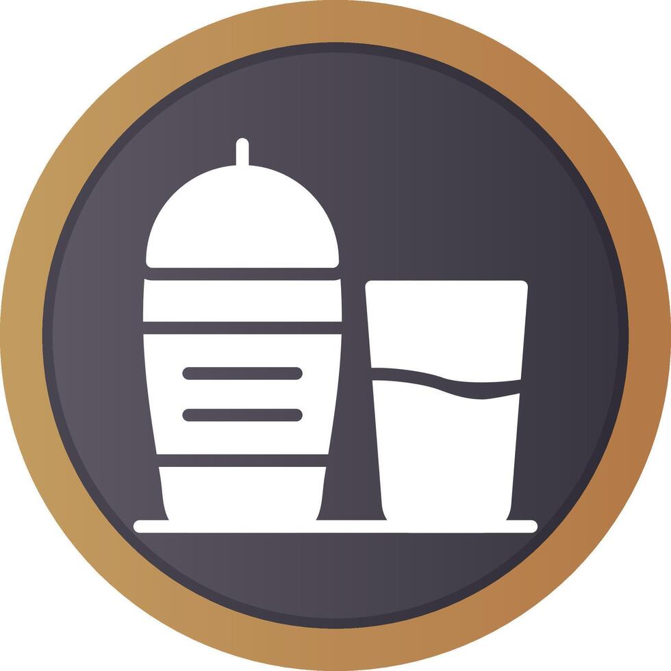 Cocktail Shaker Creative Icon Design vector