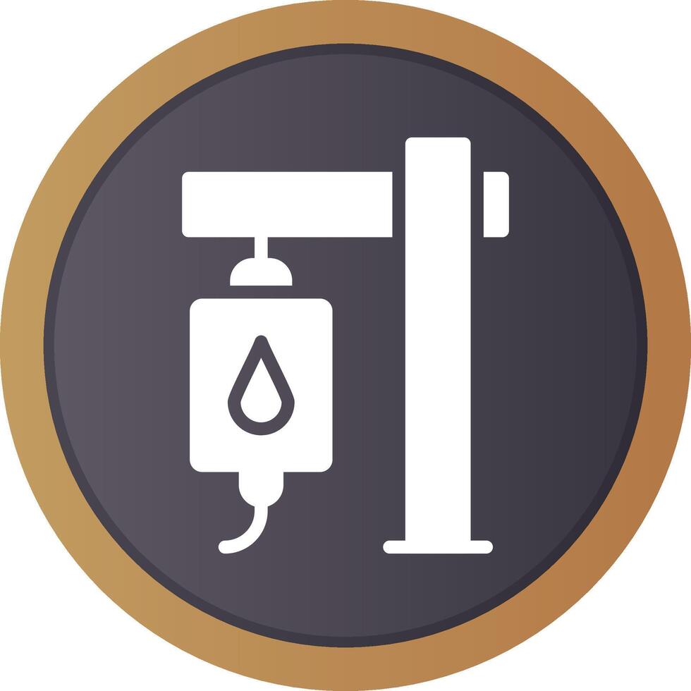 Blood Transfusion Creative Icon Design vector