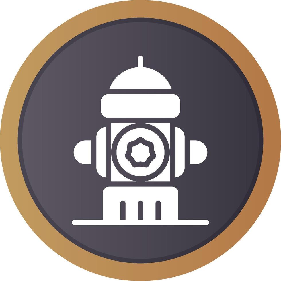 Hydrant Creative Icon Design vector