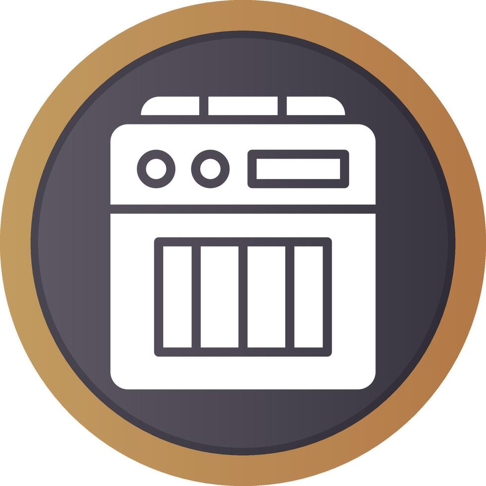 Amplifier Box Creative Icon Design vector