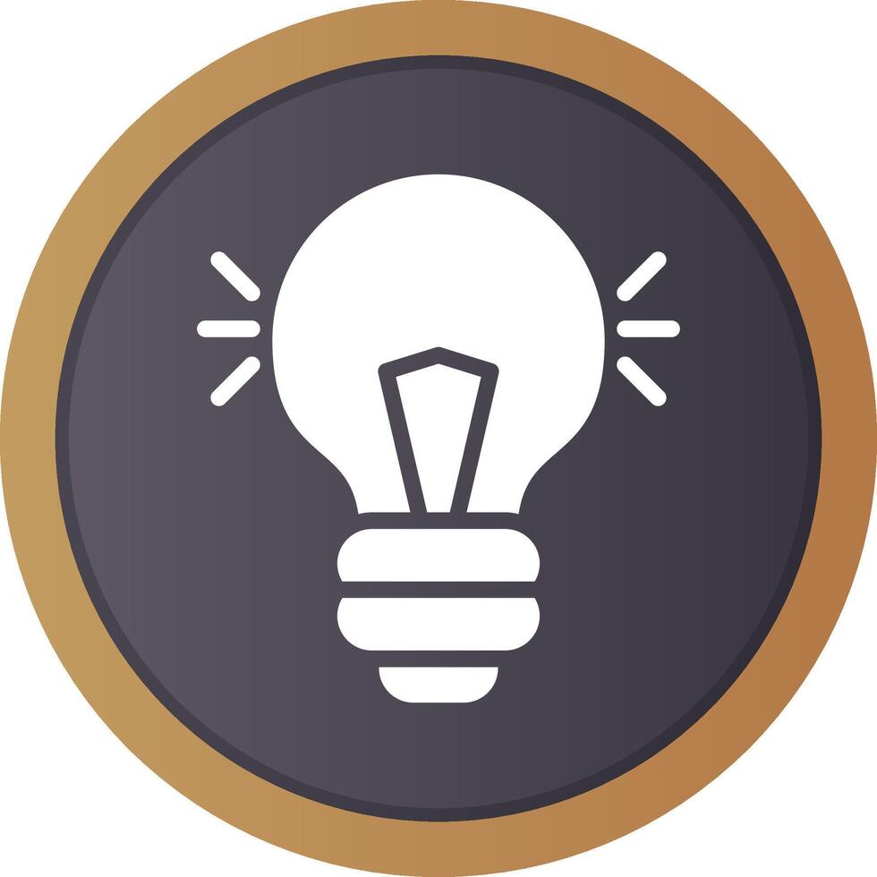 Light Bulb Creative Icon Design vector