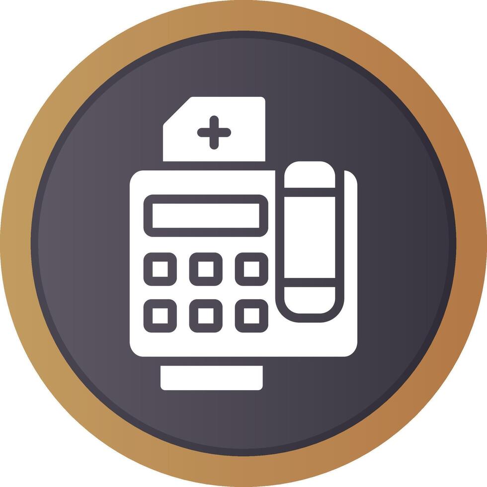Fax Machine Creative Icon Design vector
