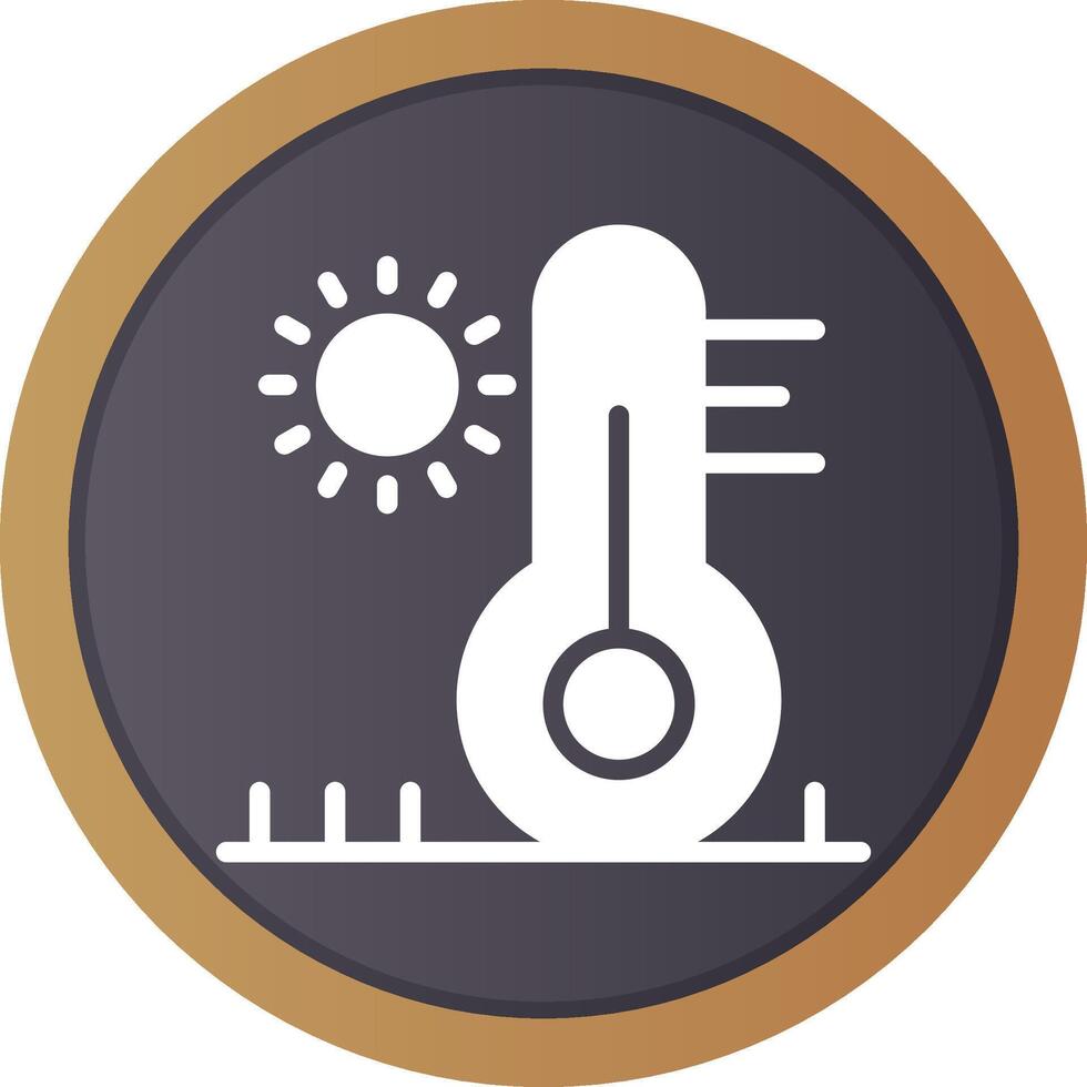 High Temperature Creative Icon Design vector