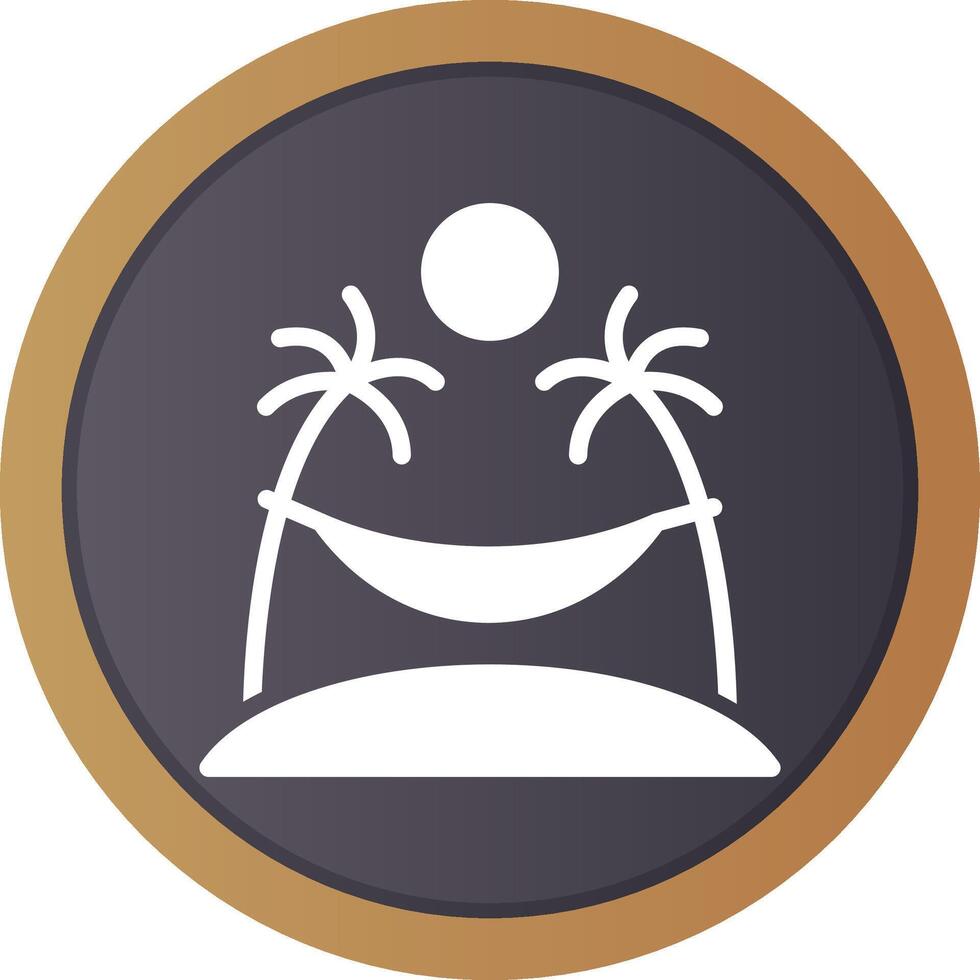 Hammock Creative Icon Design vector