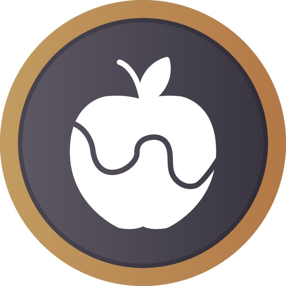 diseño de icono creativo de manzana vector