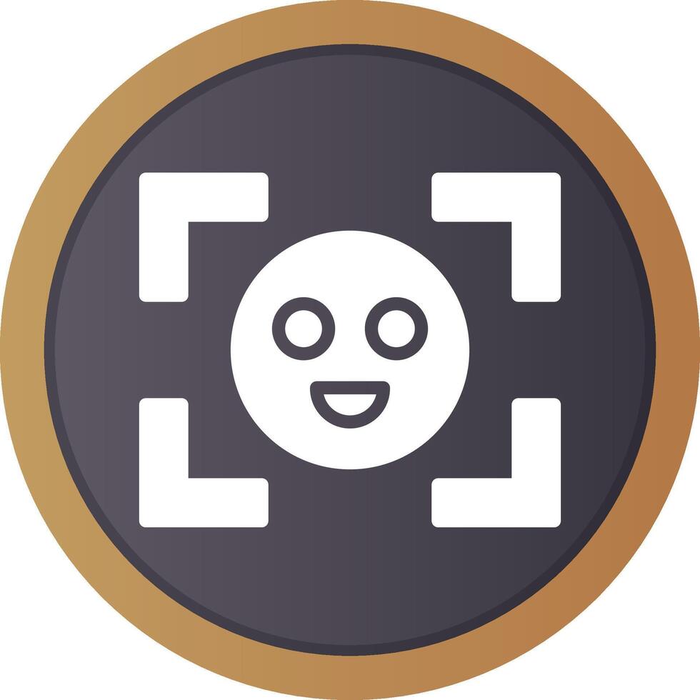 Face Detection Creative Icon Design vector