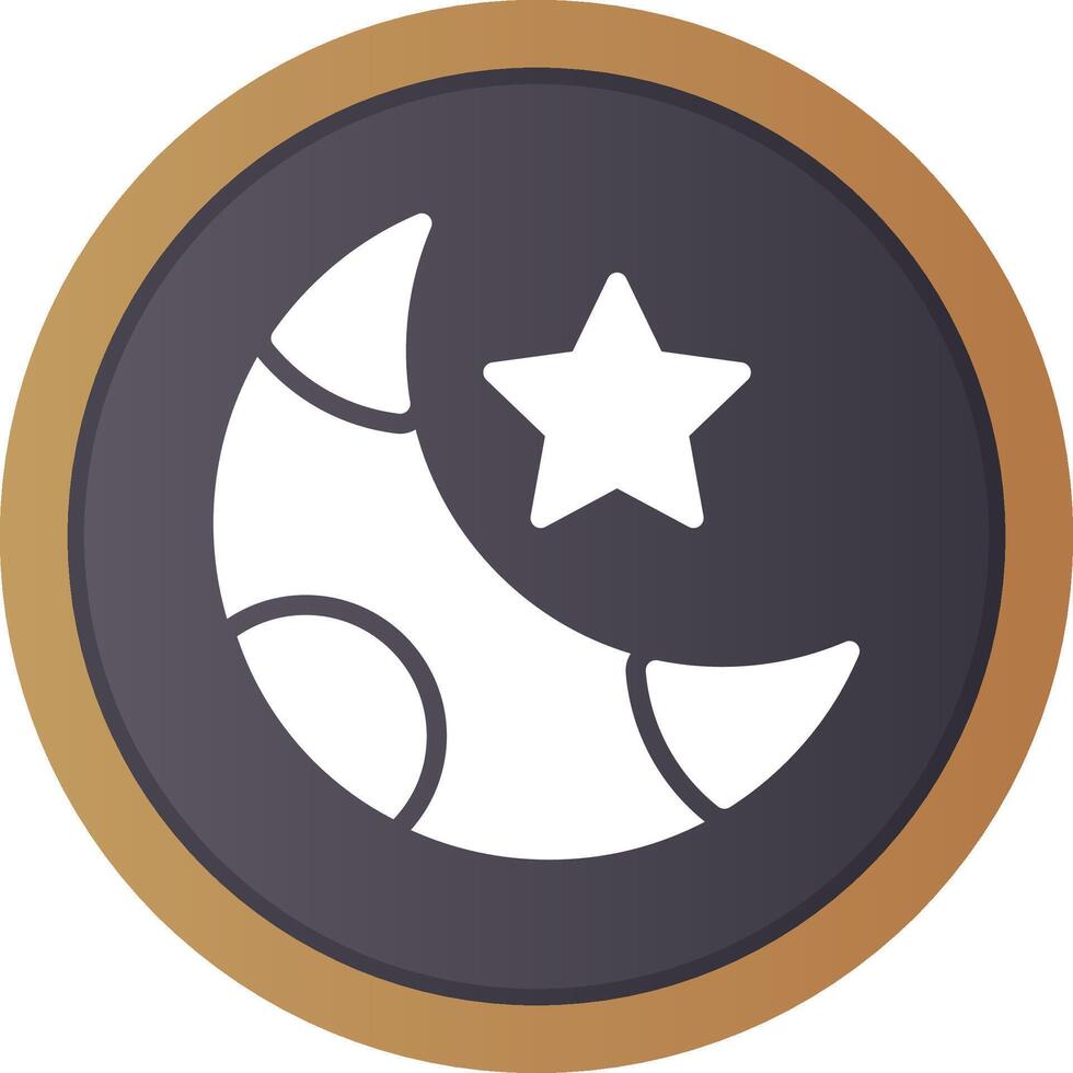 Night Creative Icon Design vector