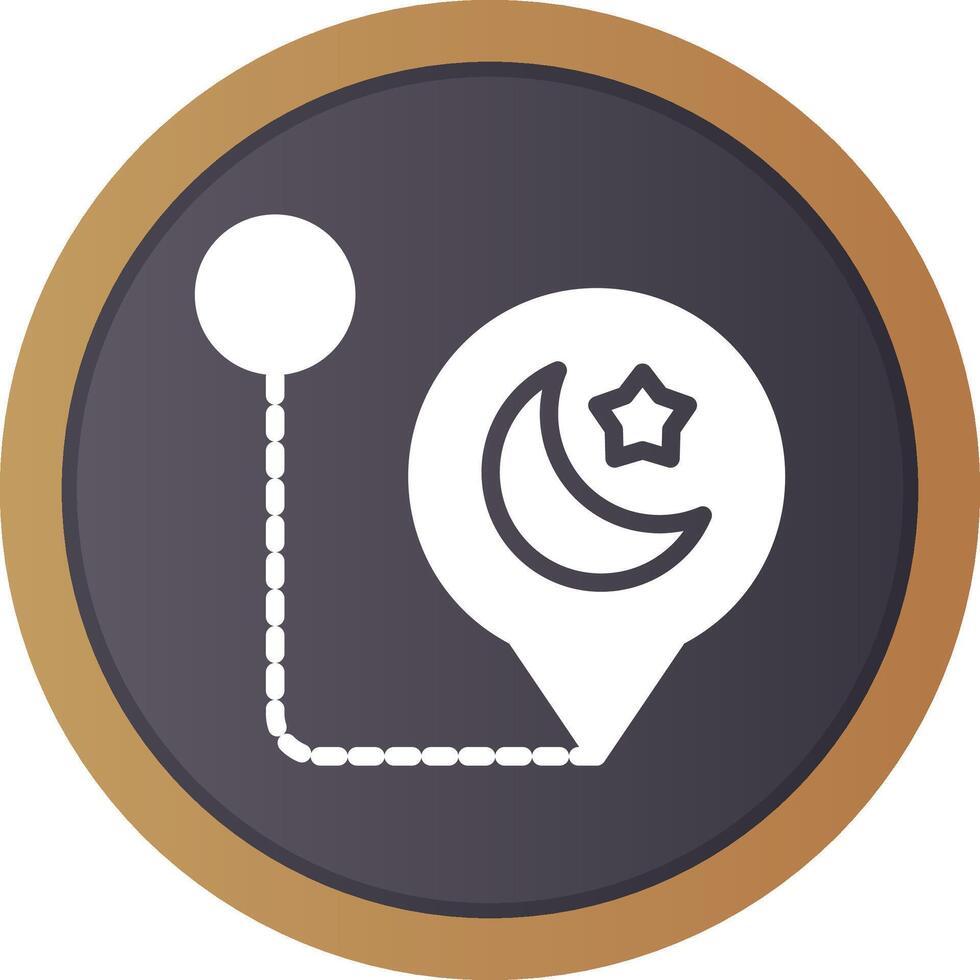 Pilgrimage Creative Icon Design vector