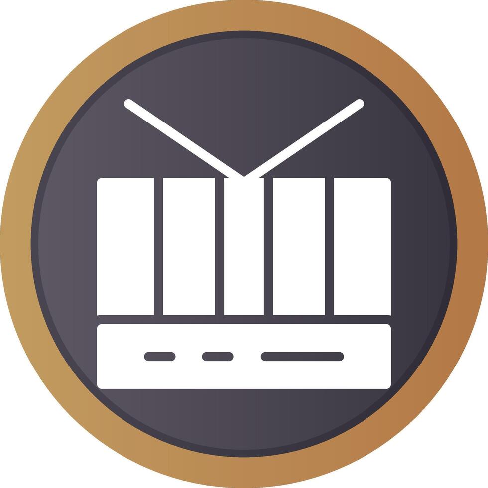 Television Creative Icon Design vector