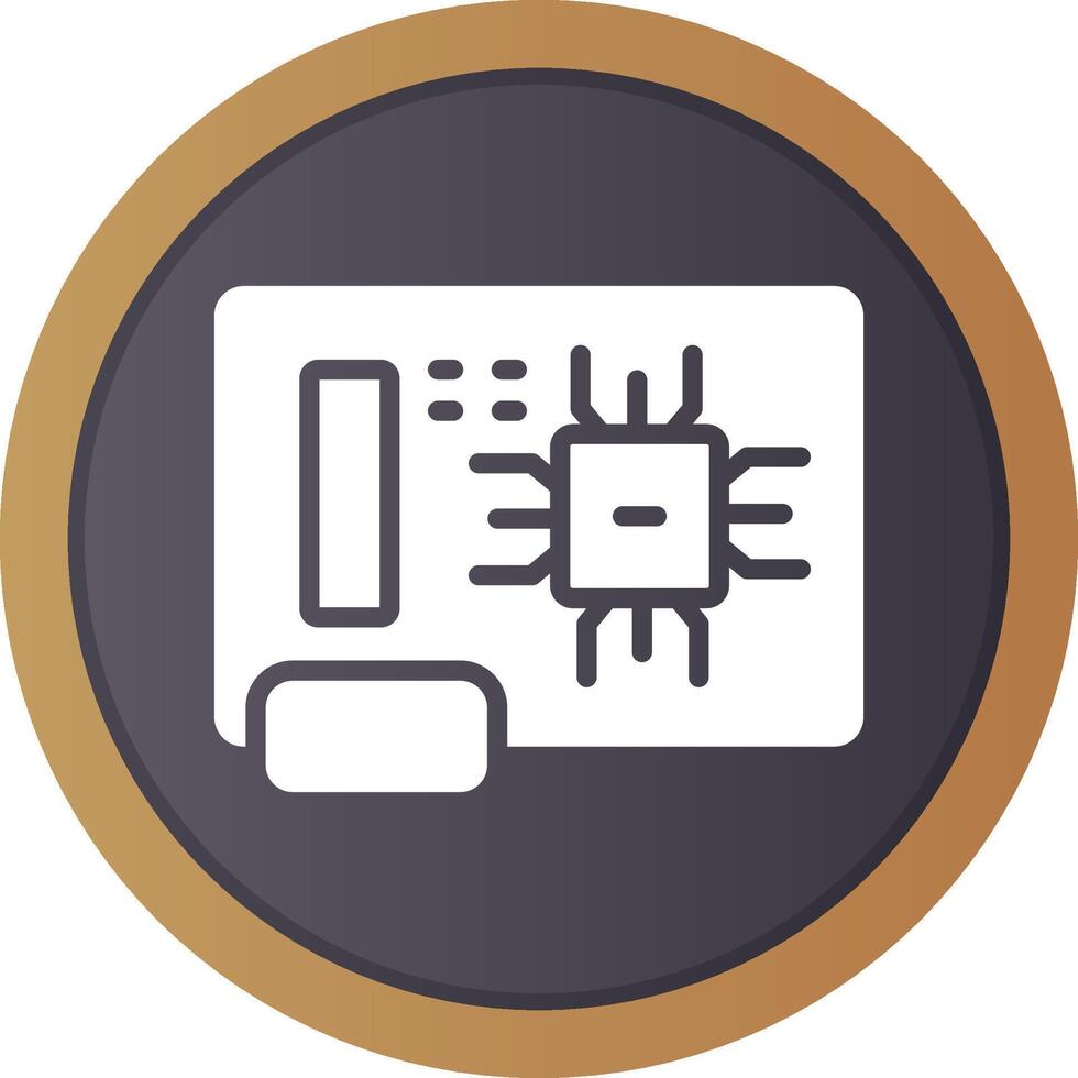 Circuit Board Creative Icon Design vector