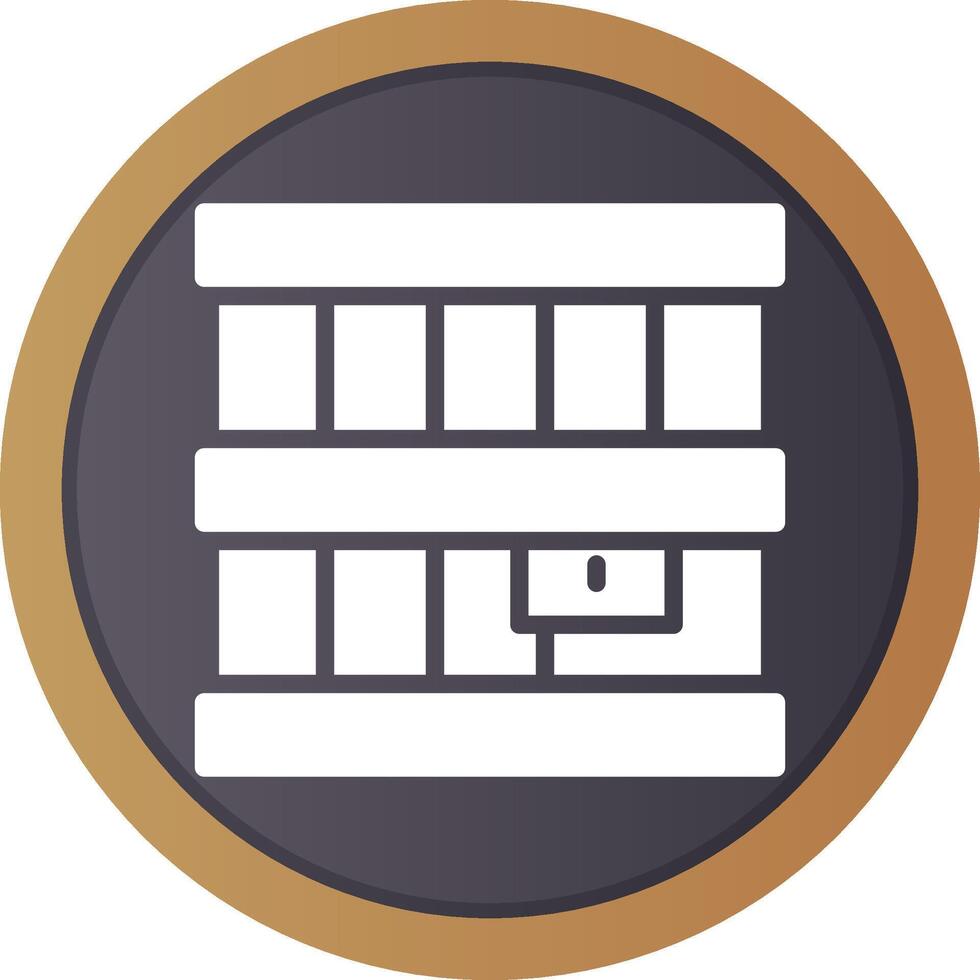 Jail Creative Icon Design vector