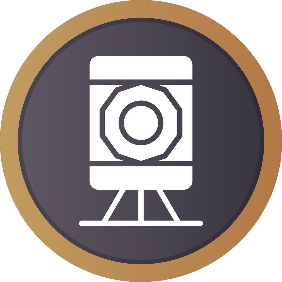 Theodolite Creative Icon Design vector