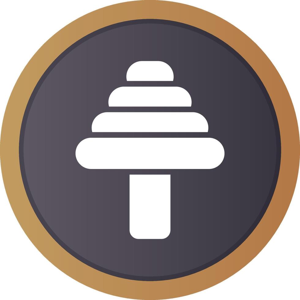 Edge Step Drill Creative Icon Design vector
