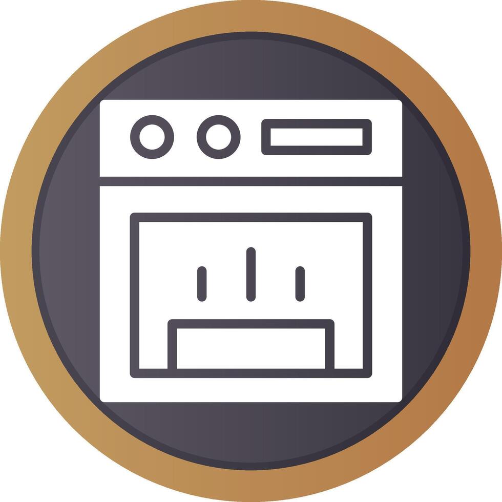 Stove Creative Icon Design vector