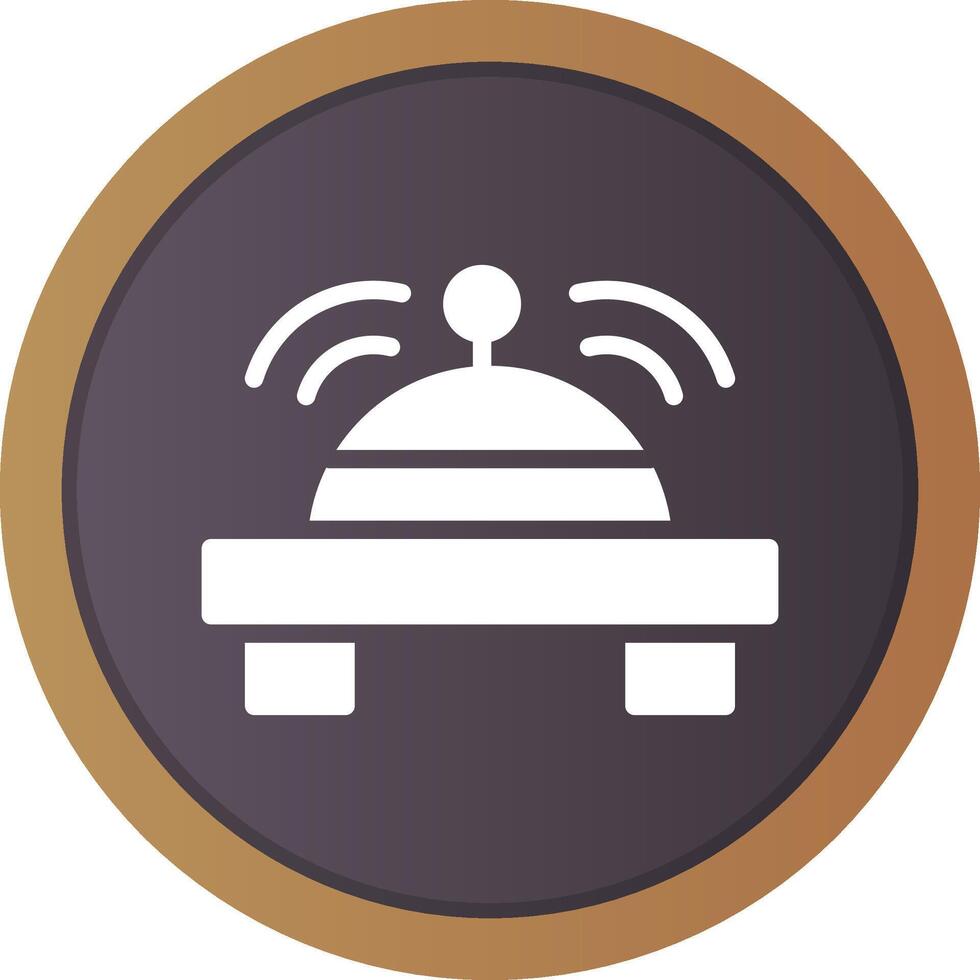 Reception Bell Creative Icon Design vector