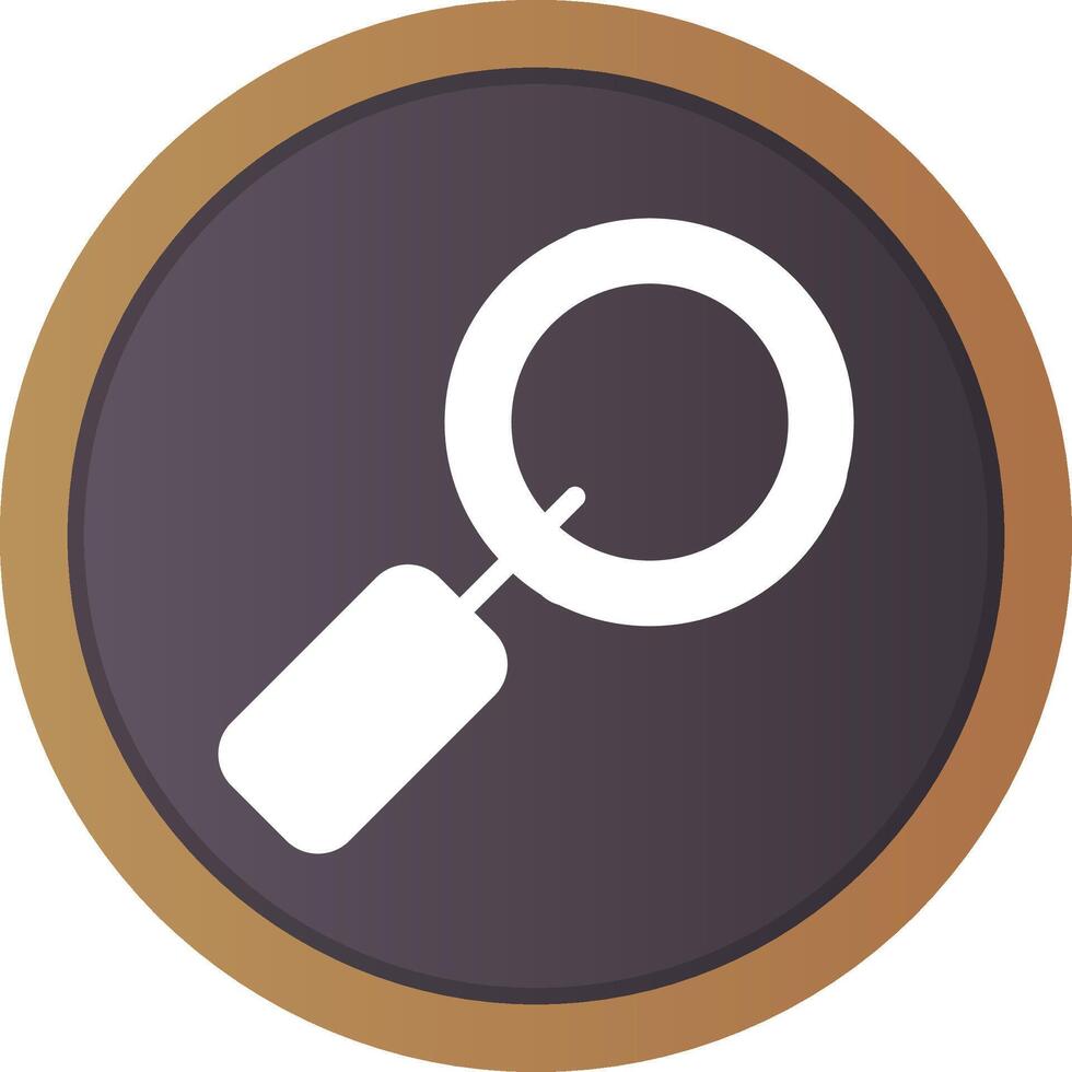 Magnifying Glass Creative Icon Design vector