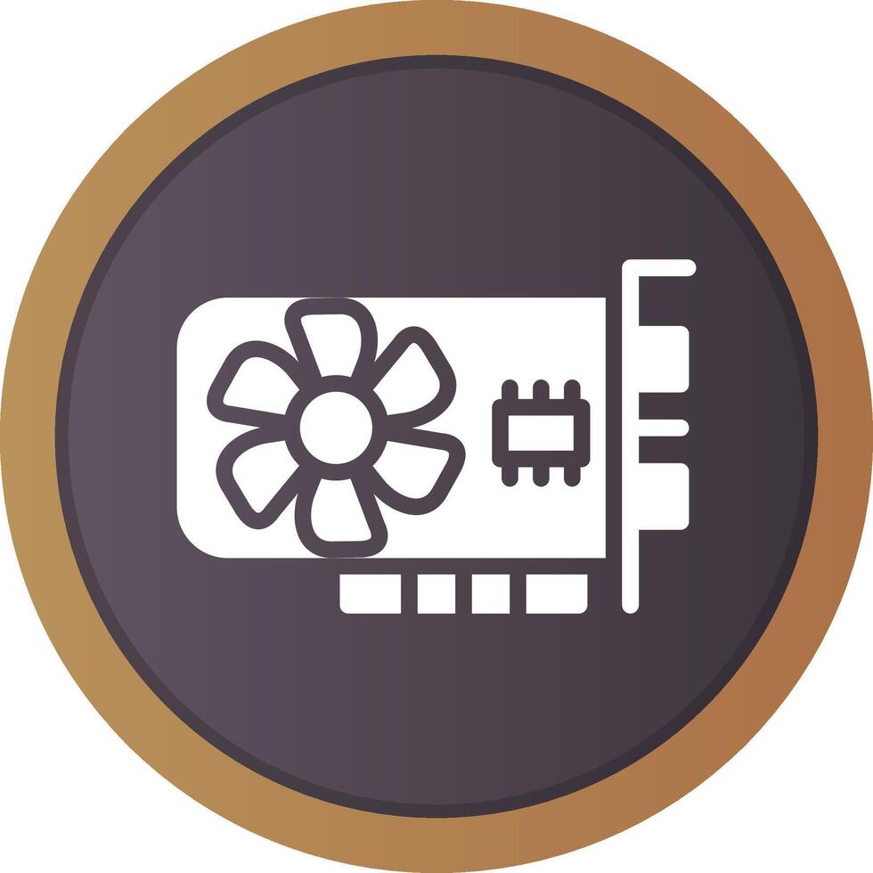Graphic Card Creative Icon Design vector