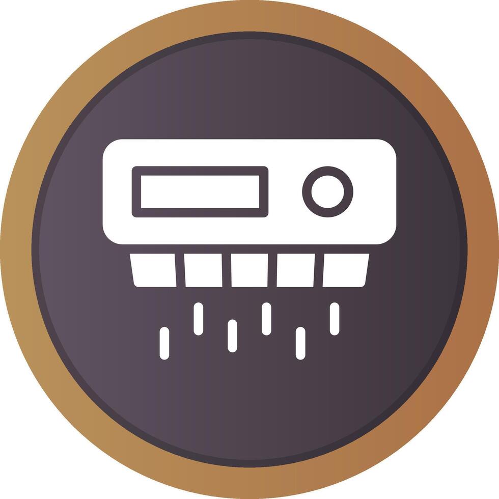 Hand Dryer Creative Icon Design vector