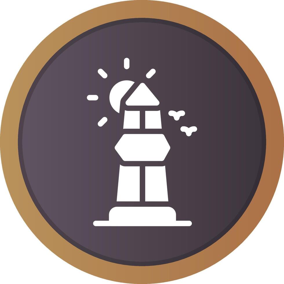 diseño de icono creativo de obelisco vector