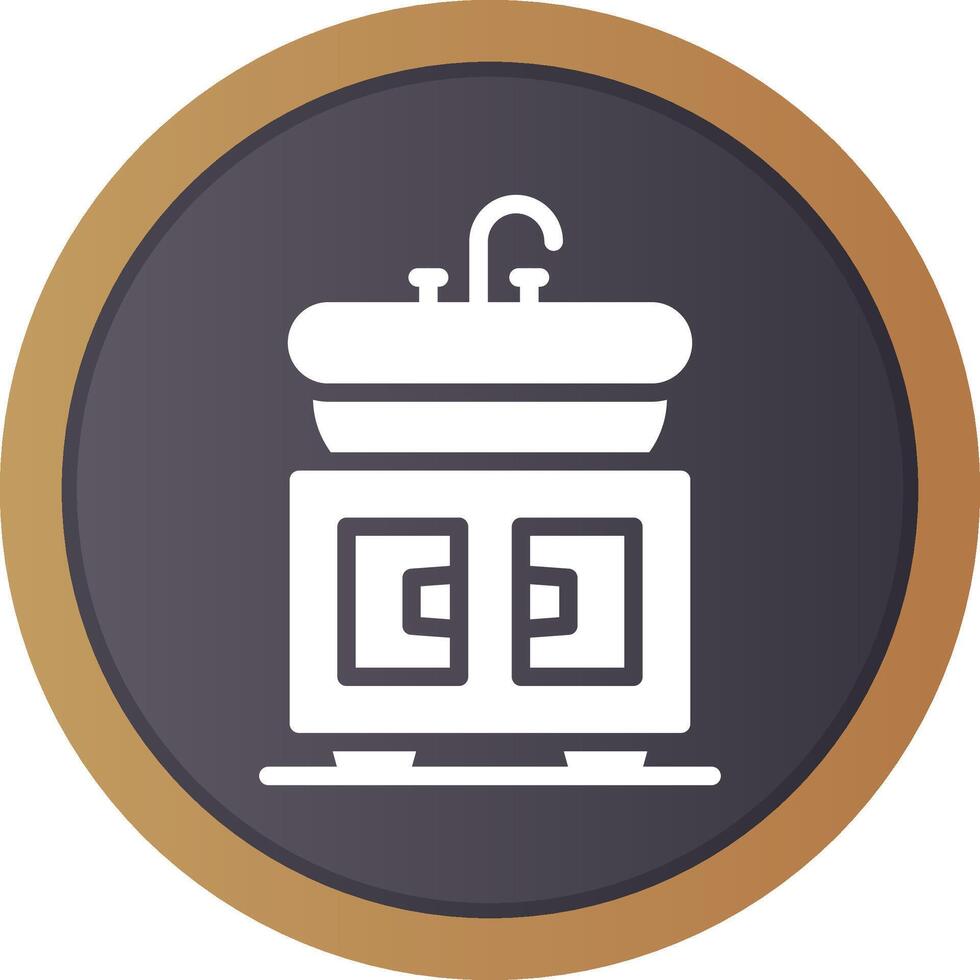 Washbasin Creative Icon Design vector