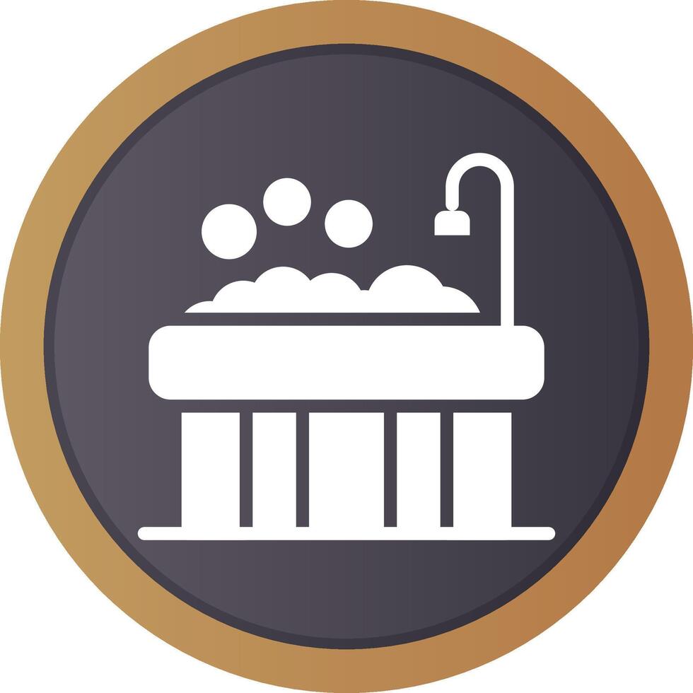 Bathtub Creative Icon Design vector