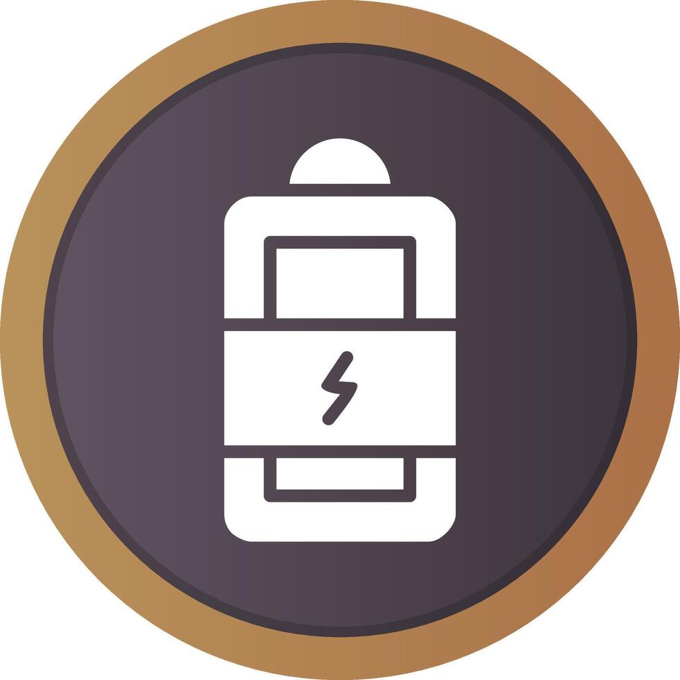 diseño de icono creativo de batería de carga vector