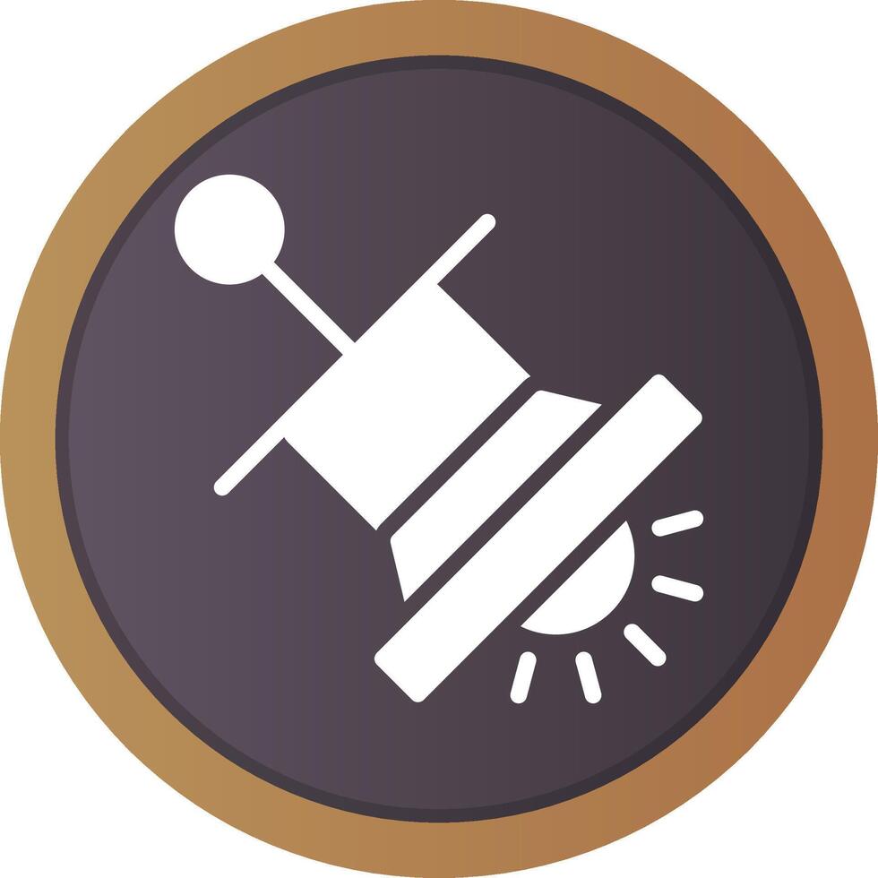 Spotlight Creative Icon Design vector