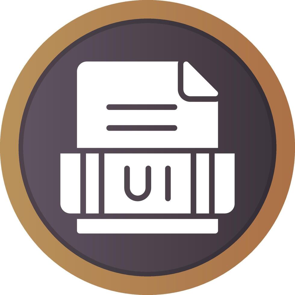 Ui Format Creative Icon Design vector