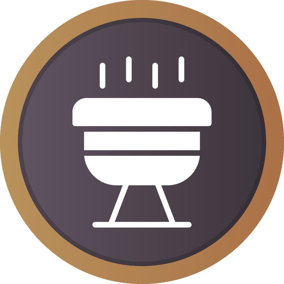 diseño de icono creativo de barbacoa vector