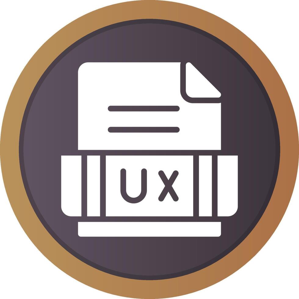 Ux Format Creative Icon Design vector