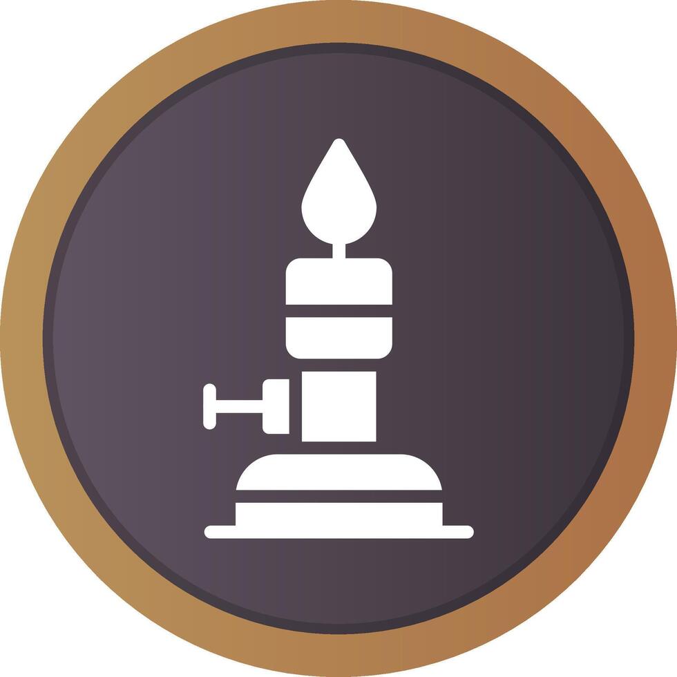 Bunsen Burner Creative Icon Design vector