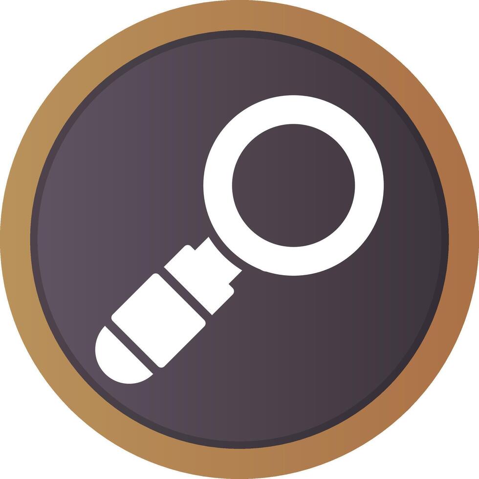 Magnifying Glass Creative Icon Design vector