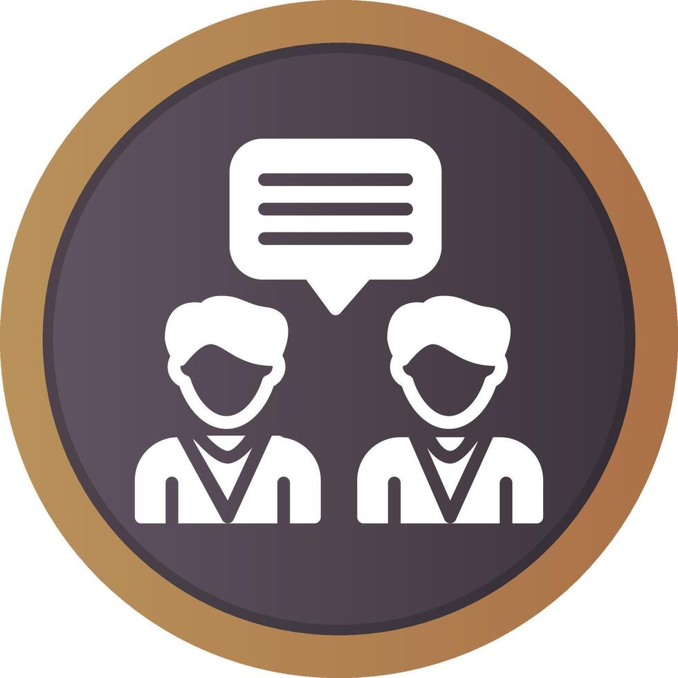 Dialogue Creative Icon Design vector