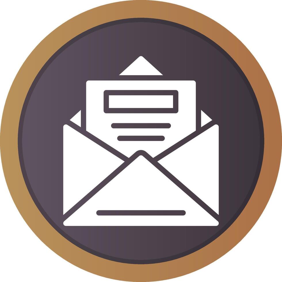 Open Email Creative Icon Design vector