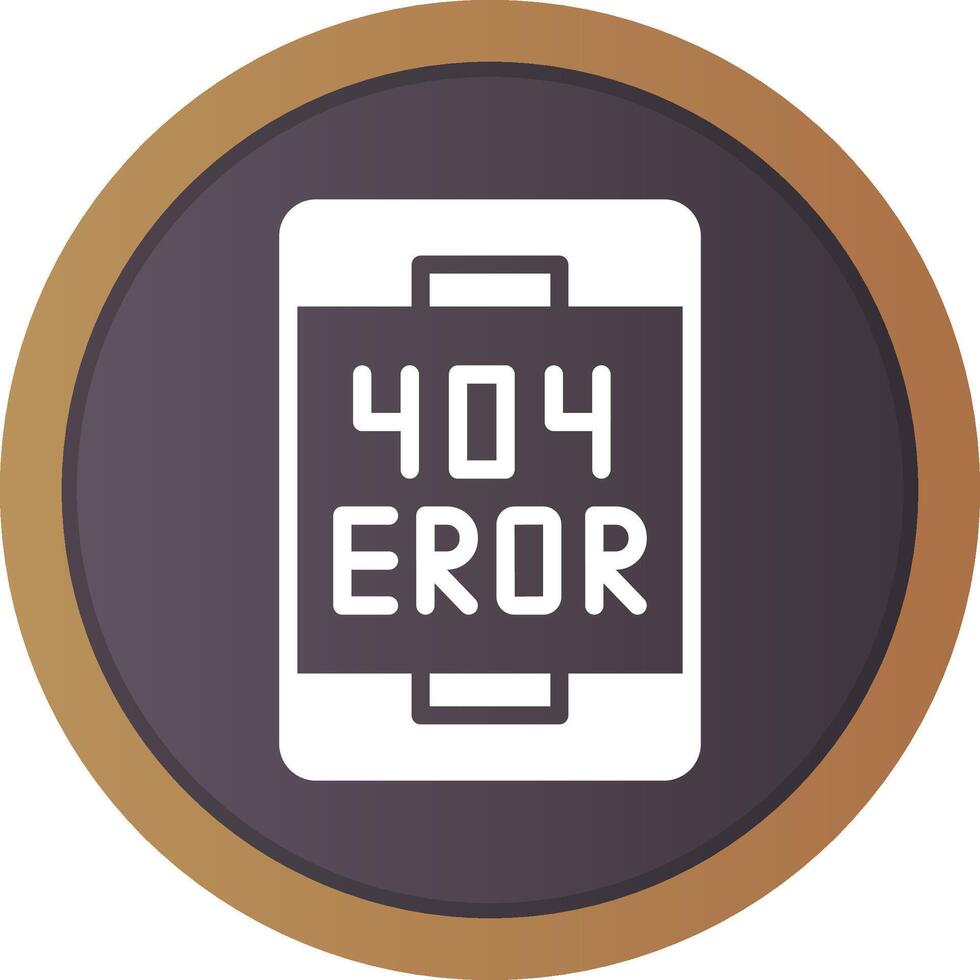 Error Creative Icon Design vector