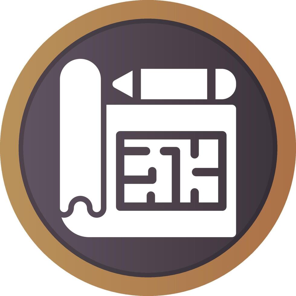Blueprint Creative Icon Design vector