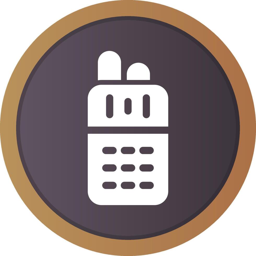 Walkie Talkie Creative Icon Design vector