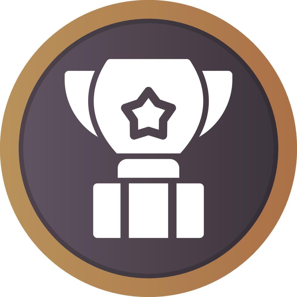 Trophy Creative Icon Design vector