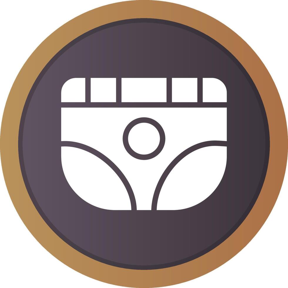 Diaper Creative Icon Design vector