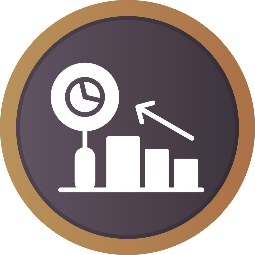 Predictive Analytics Creative Icon Design vector