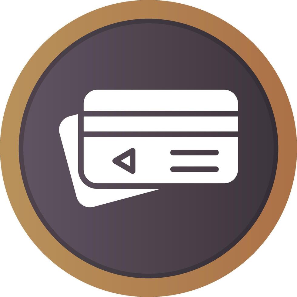 crédito tarjeta pago creativo icono diseño vector