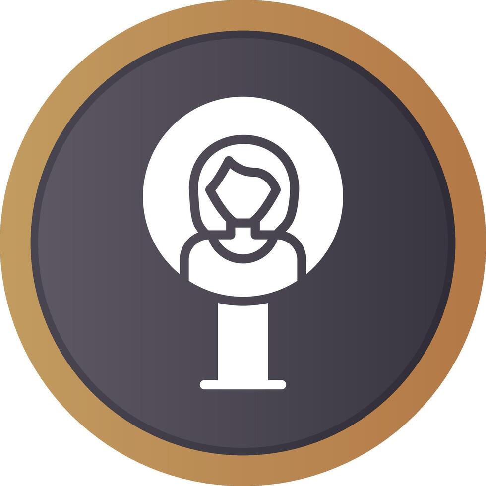 User Placeholder Creative Icon Design vector