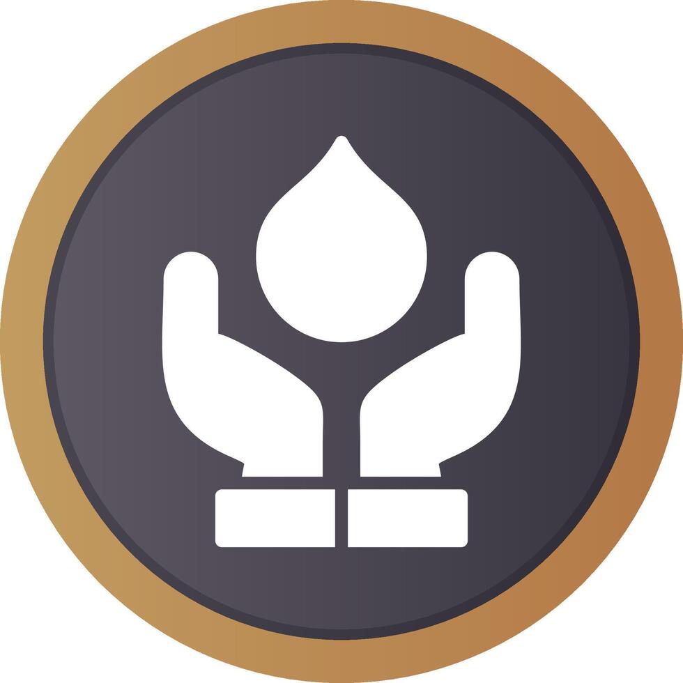 Water Conservation Creative Icon Design vector