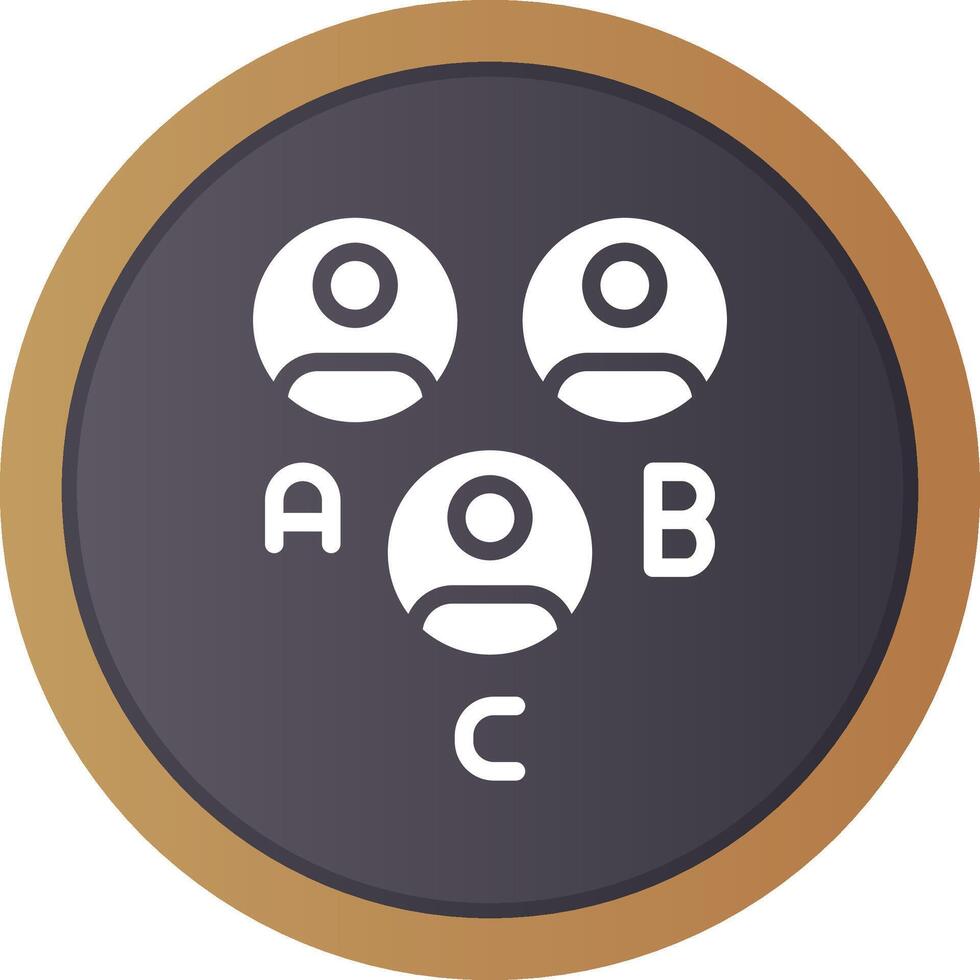 Customer Types Creative Icon Design vector
