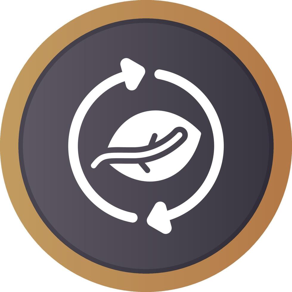 Leaf Recycle Creative Icon Design vector